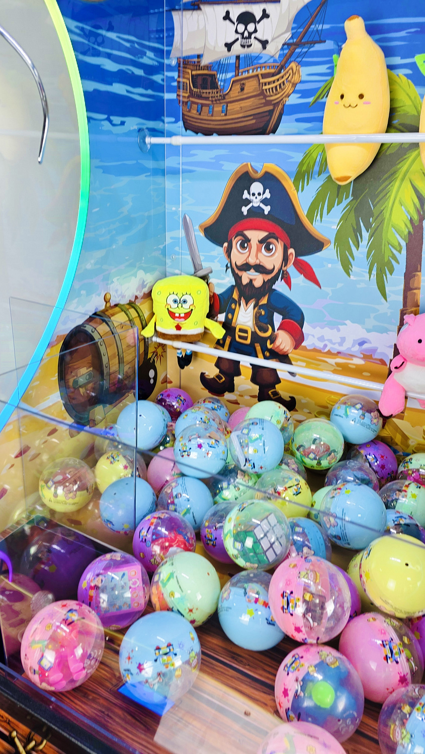 НОВИНКА! Призовой аппарат Кран-машина "Остров сокровищ"