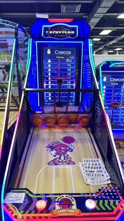 Игровой автомат "Баскетбол взрослый" с экраном