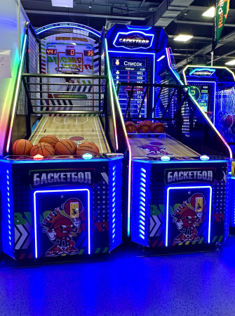 Игровой автомат "Баскетбол взрослый" с экраном